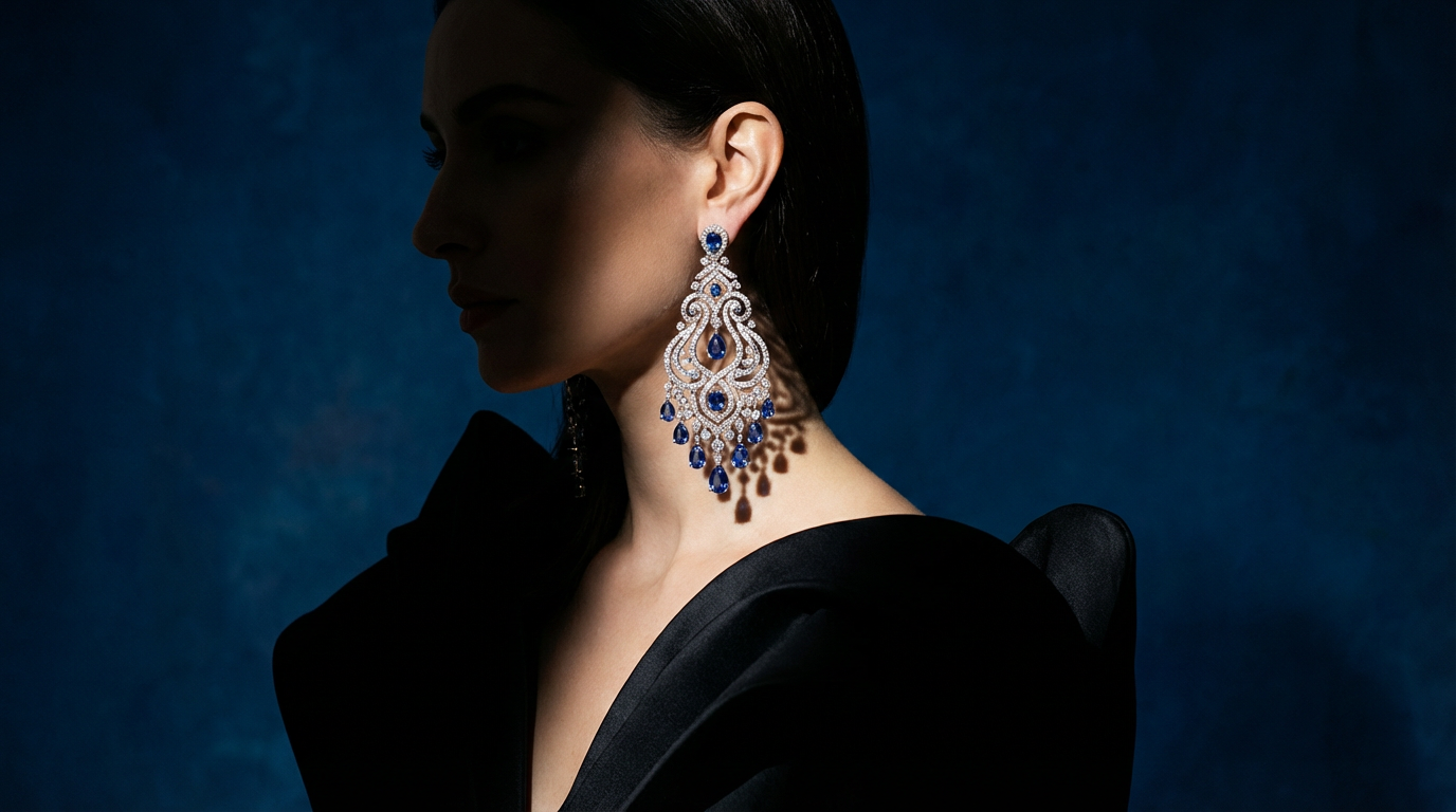 Woman Wearing Earring